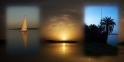 Triptyque_Le Nil a la Nuit tombante